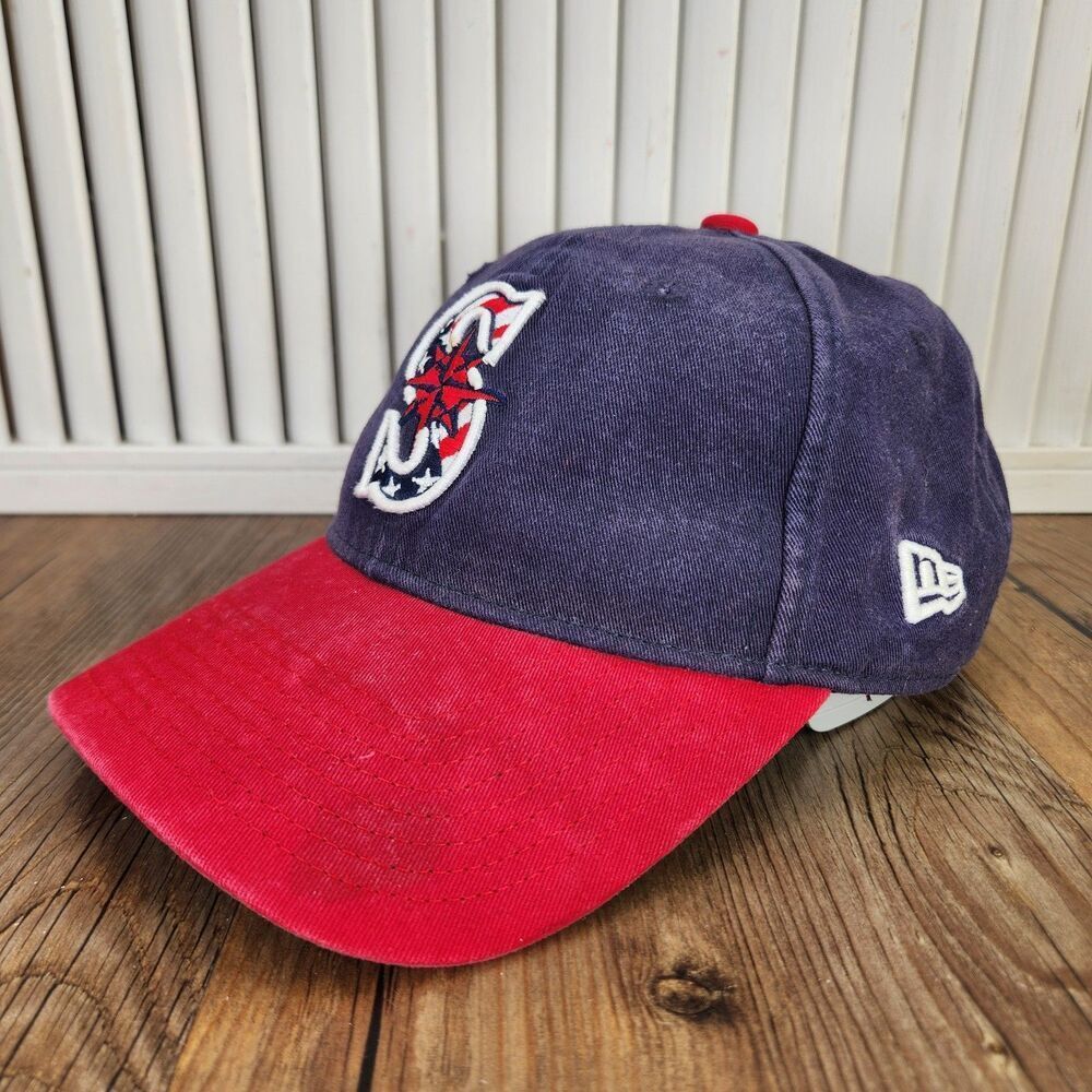 Seattle Mariners New Era 9twenty Stars & Stripes Patriotic Dad Hat Cap Baseball